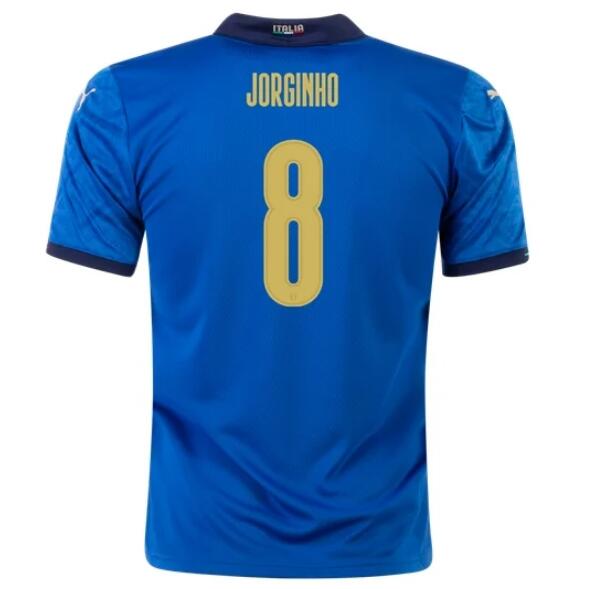 2020 EURO Italy Home Kit Soccer Jersey JORGINHO 8